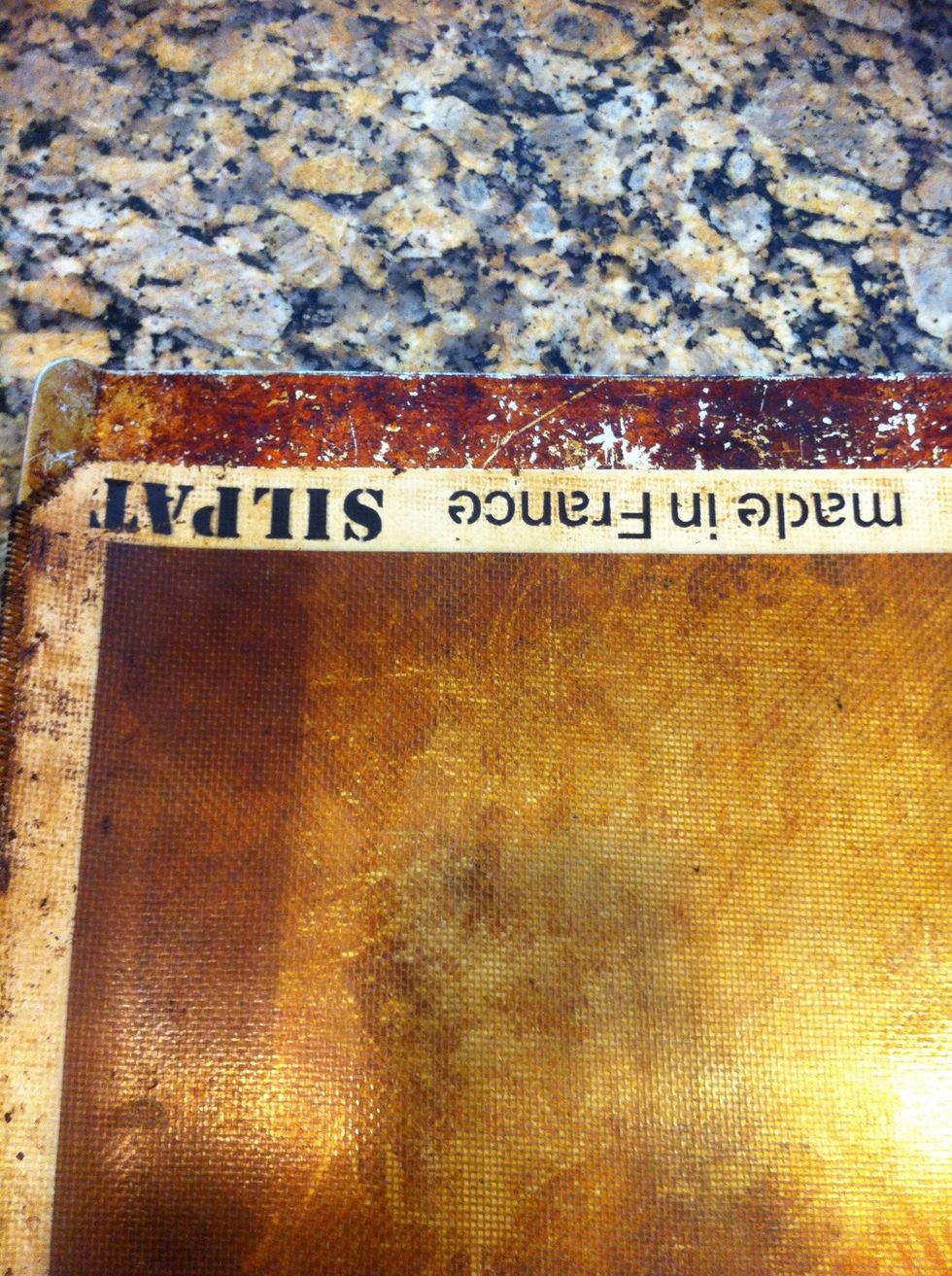 Ps, if you don't have parchment paper, use a silpat