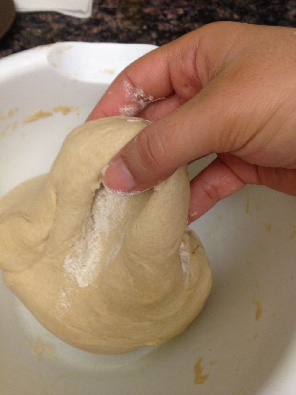 Pull a little enough for one parantha