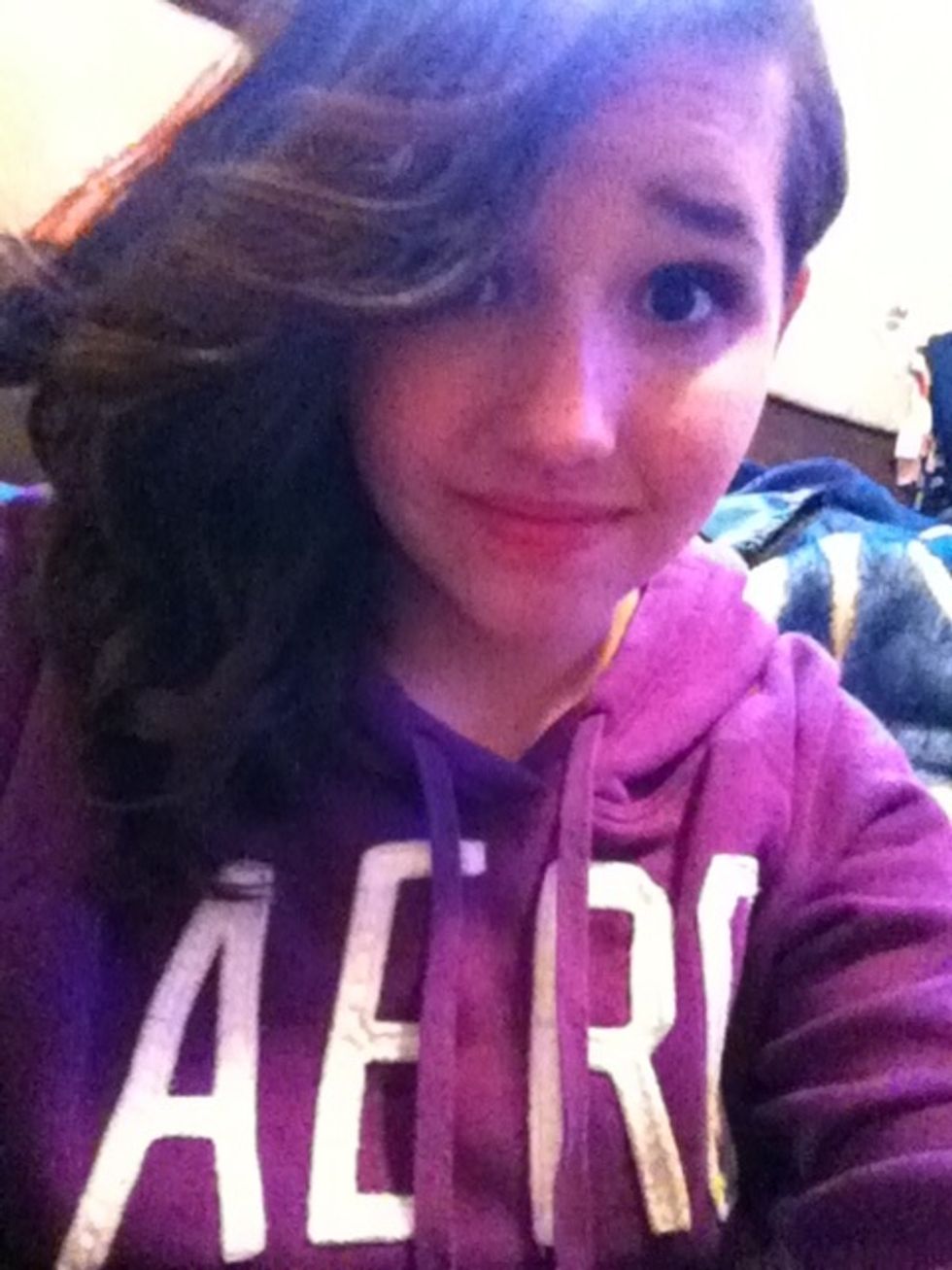 Pull all your hair to one side and bobby pin it