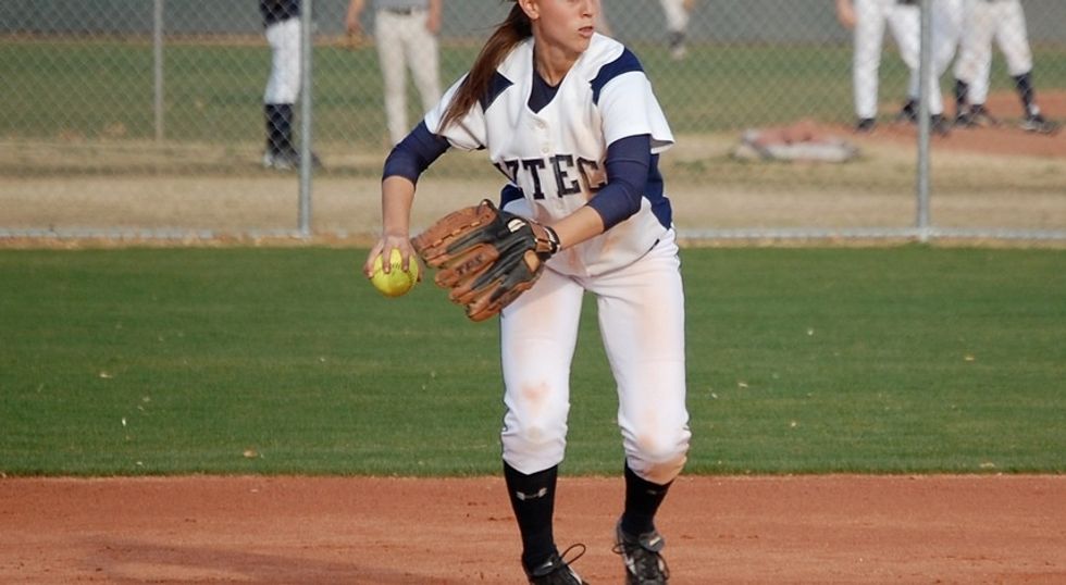 Pull back with your elbow