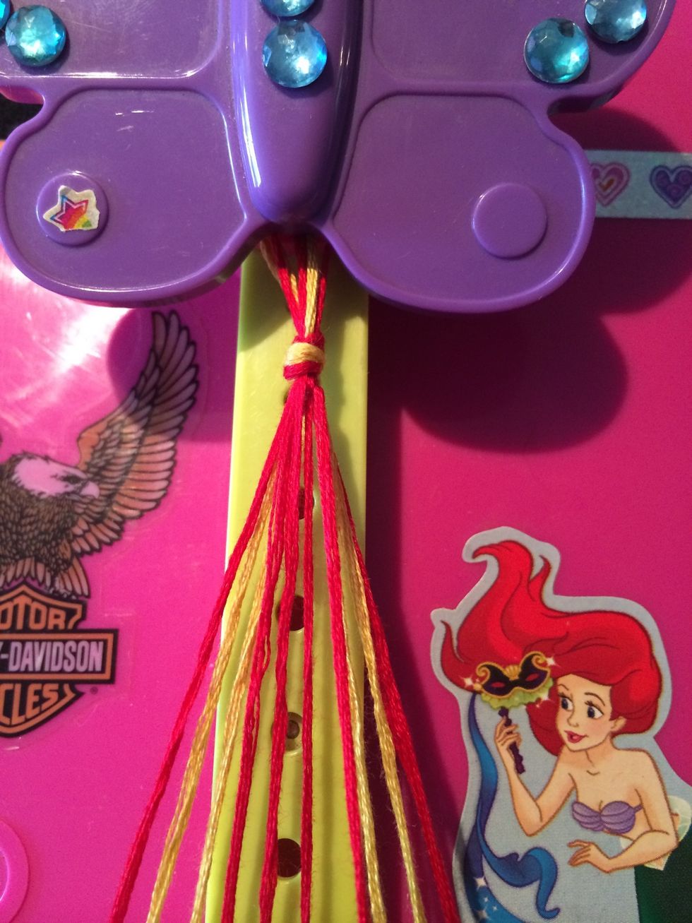 Pull it all the way up to the top.