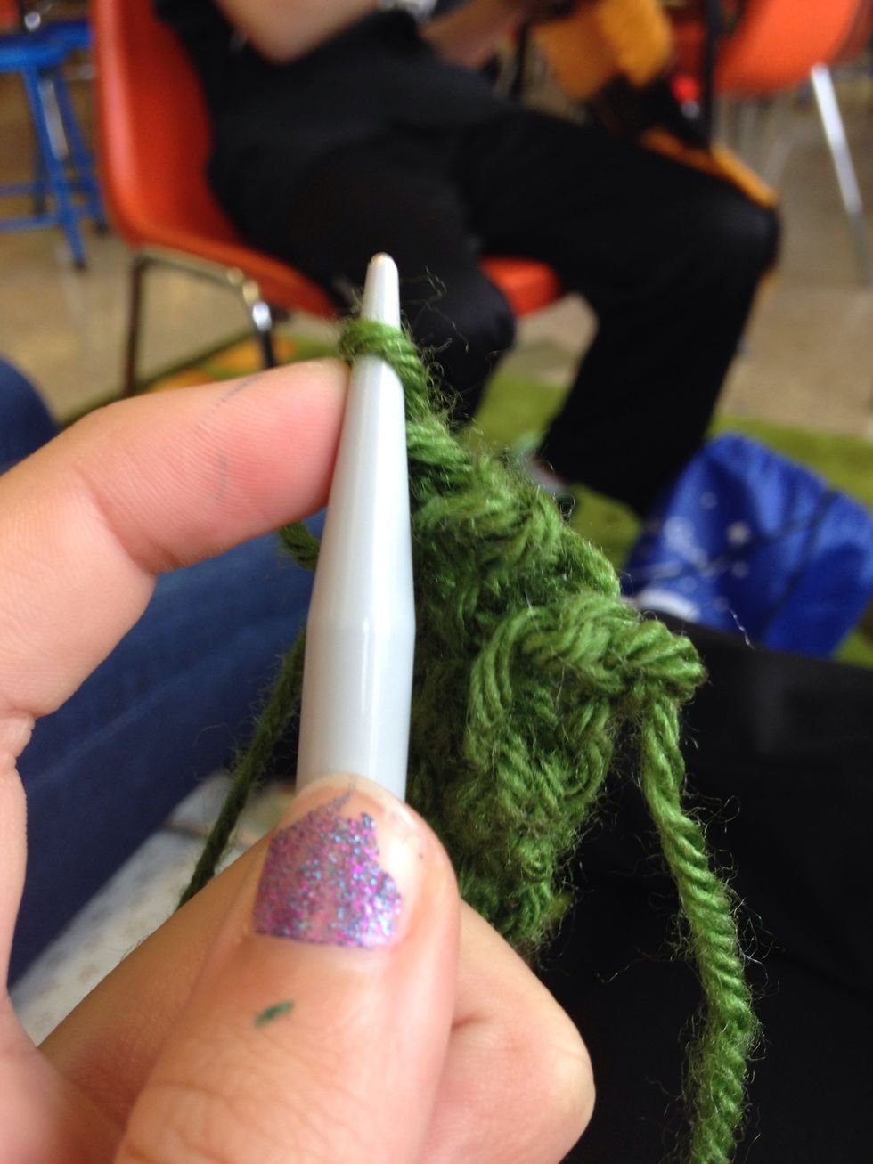 Pull it off the needle