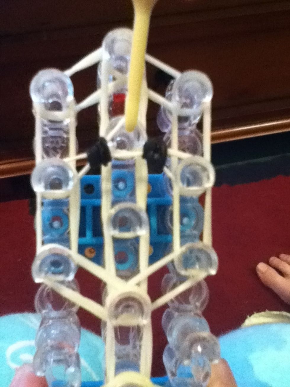 Pull it up to a triangle