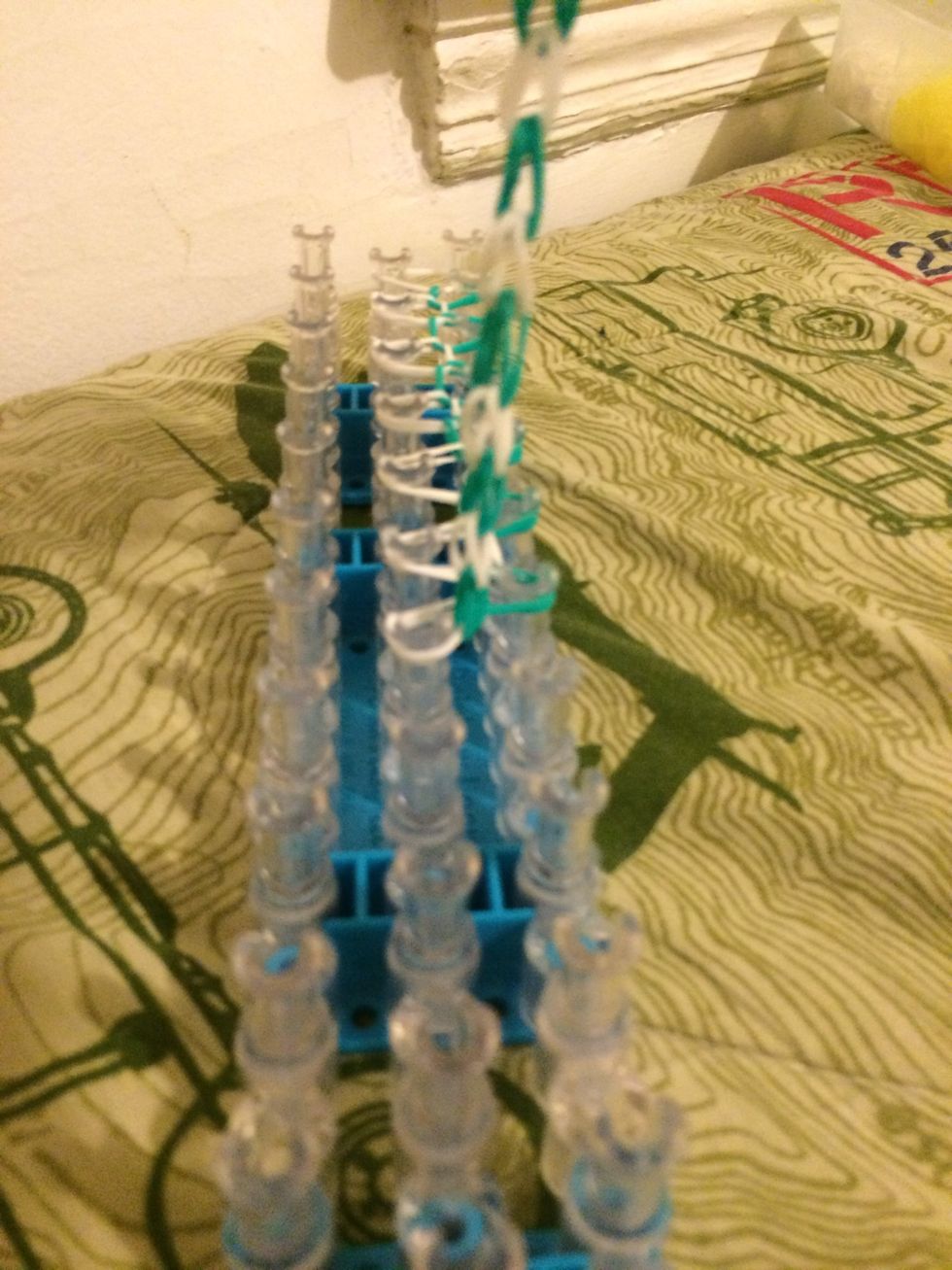 Pull of loom carefully