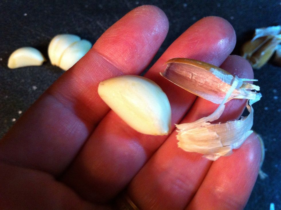 Pull off jacket and put in compost.