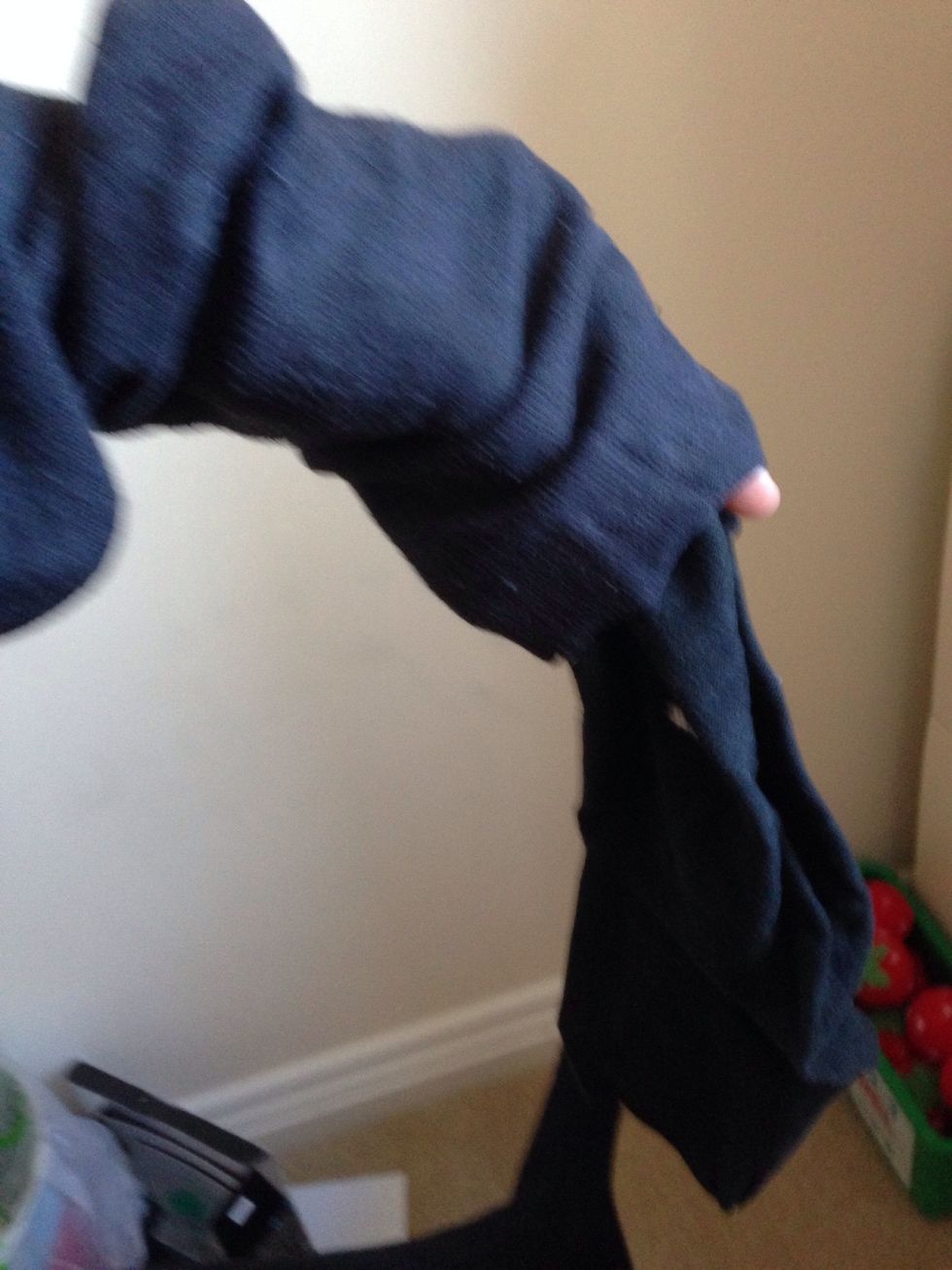 Pull one inside the other