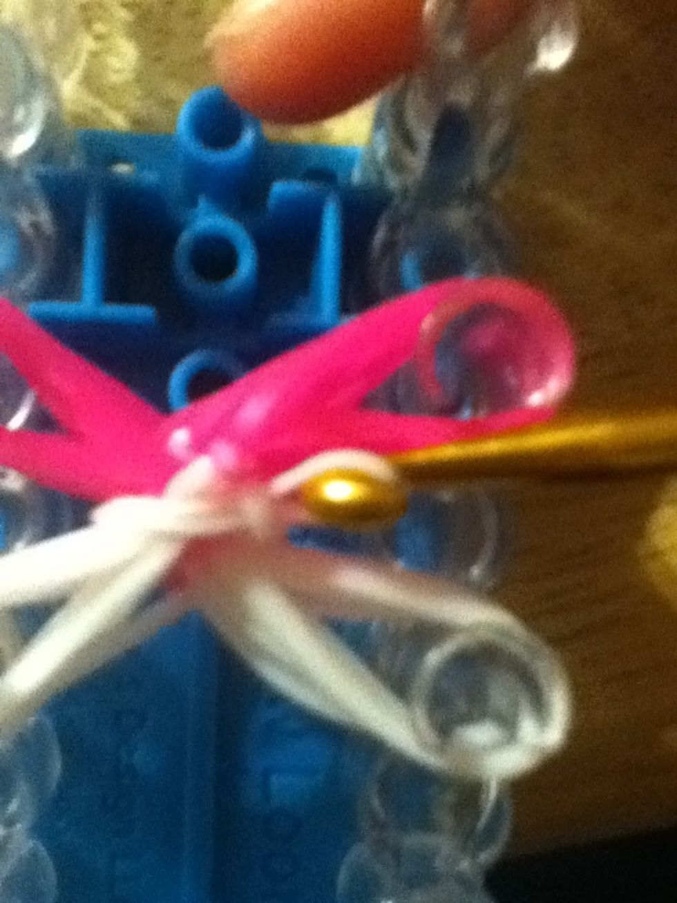 Pull one side inside the other.