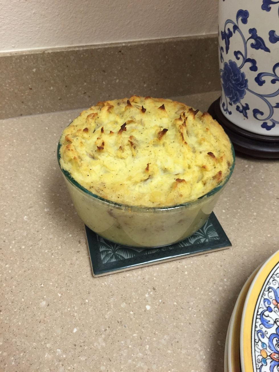 Pull out of oven and dish up.