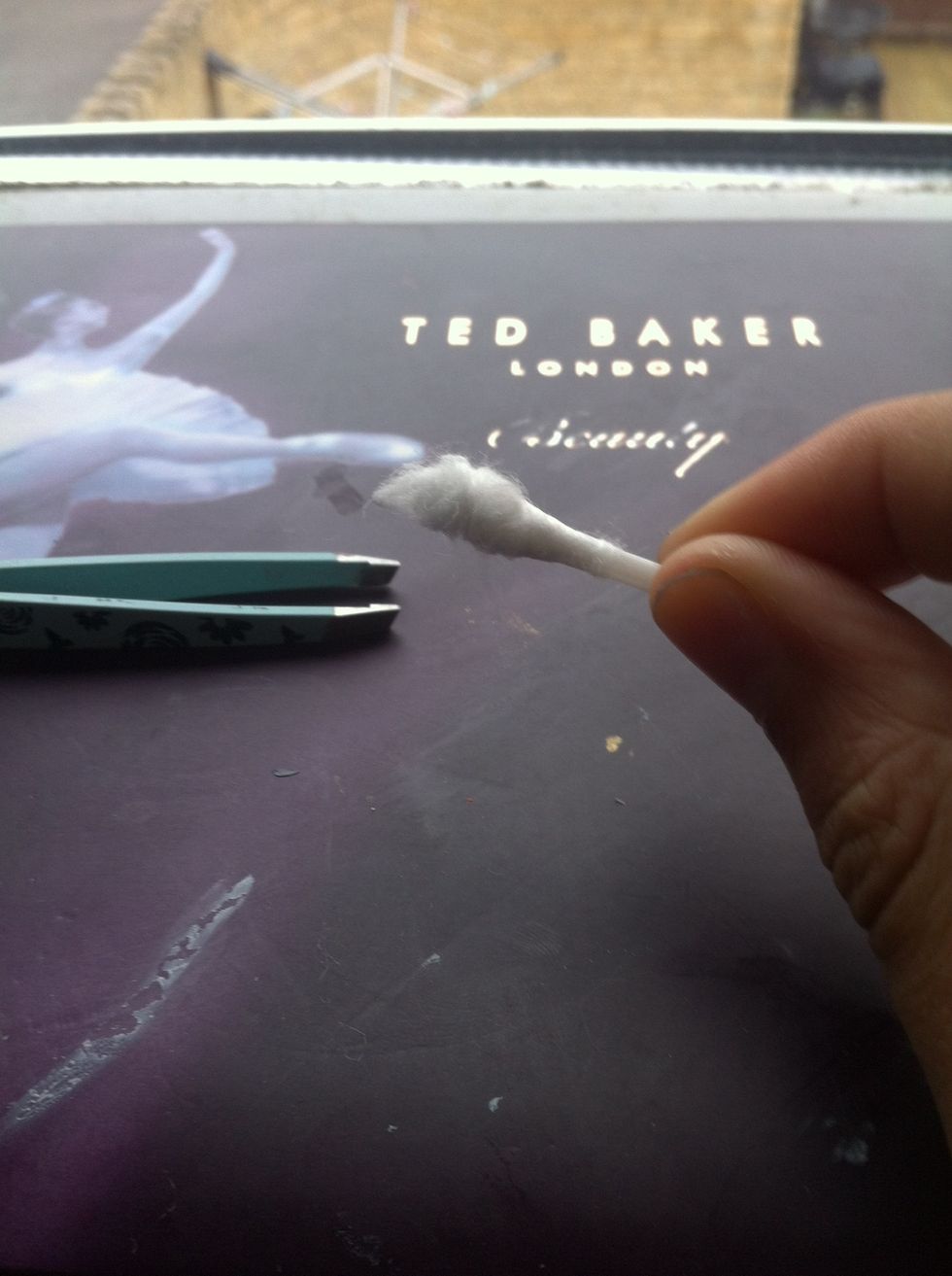 Pull out some of the cotton