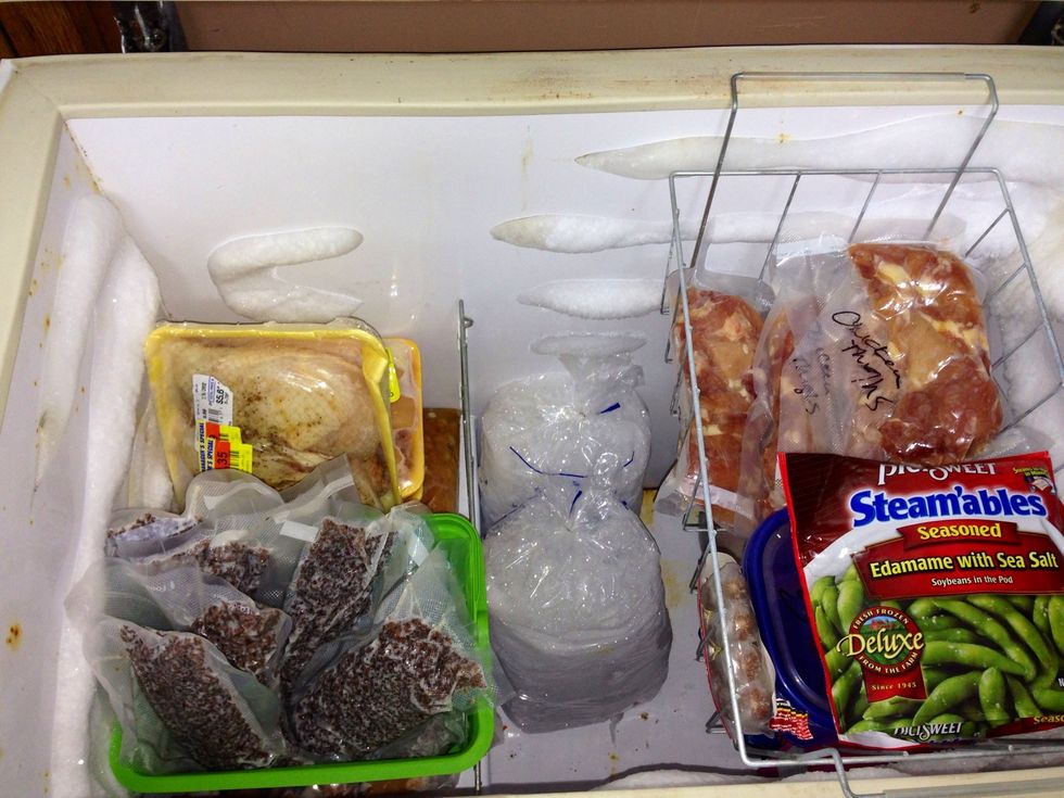 Pull out the frozen meat to begin thawing I pre-brown my ground beef and put into 1 lb packs. All recipes will skip the browning part because of this. Just ensure your beef is browned in all recipes