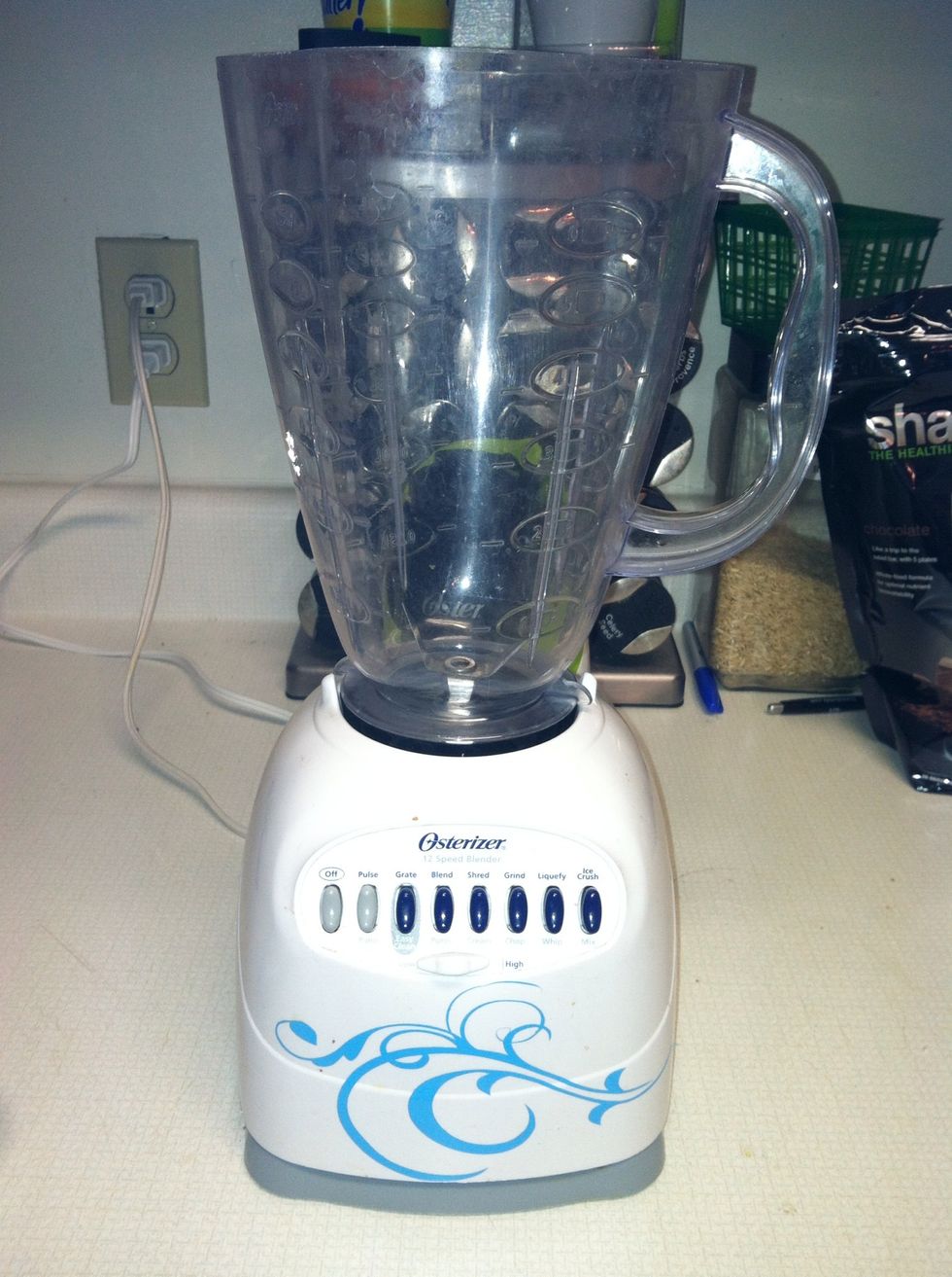 Pull out your blender (can be done in a single serve blender as well).