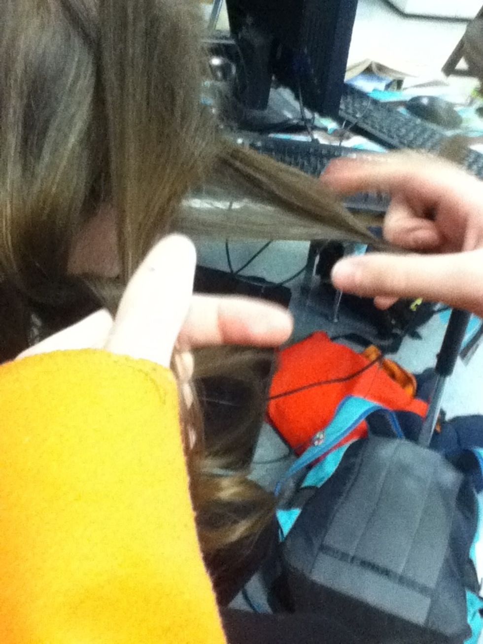 Pull right over middle