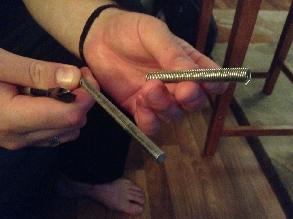 Pull the coil off the rod and admire the handy work.