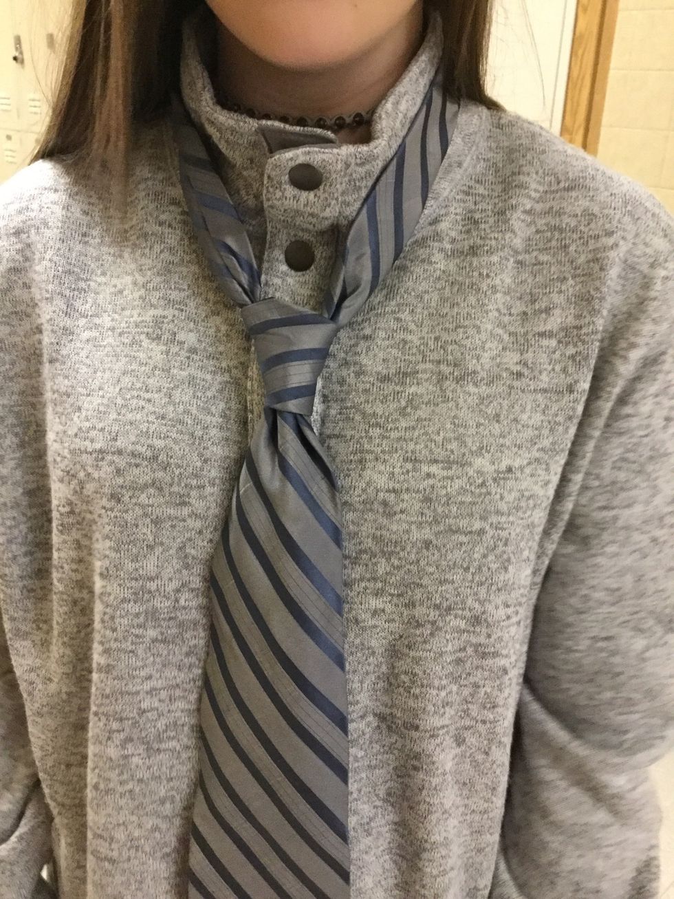 Pull the fat side through and make sure you didn't twist it in the process.