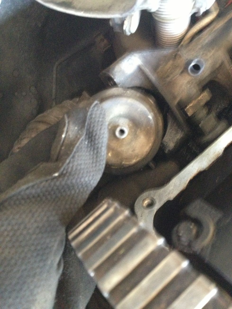 Pull the fuel pressure regulator from the mounting bracket/fuel rail