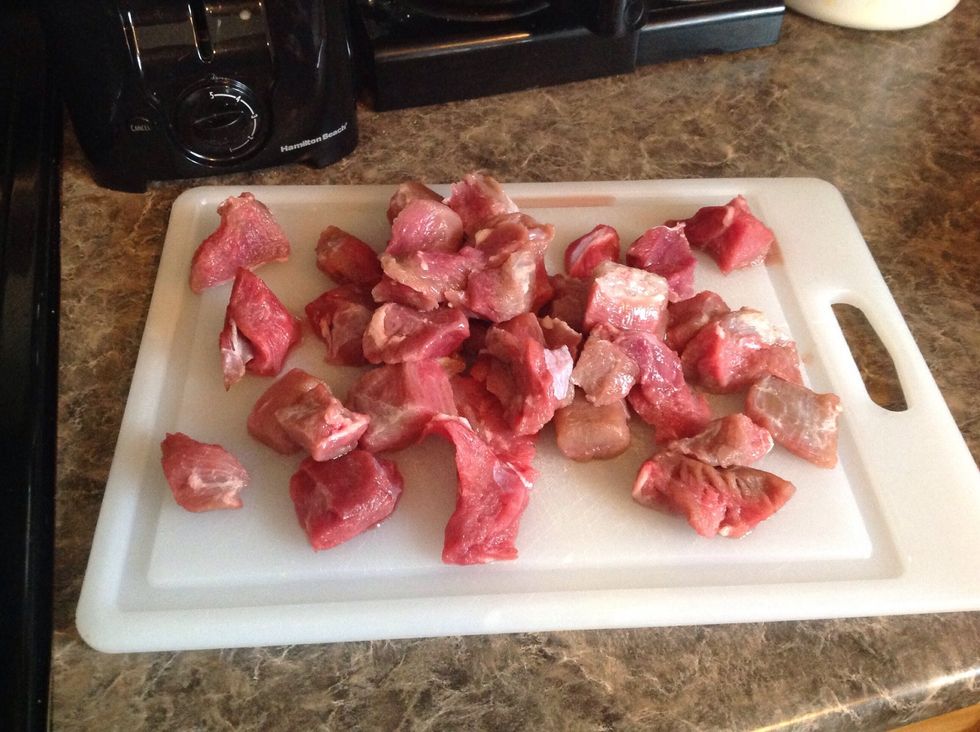 Pull the meat apart into small chunks.