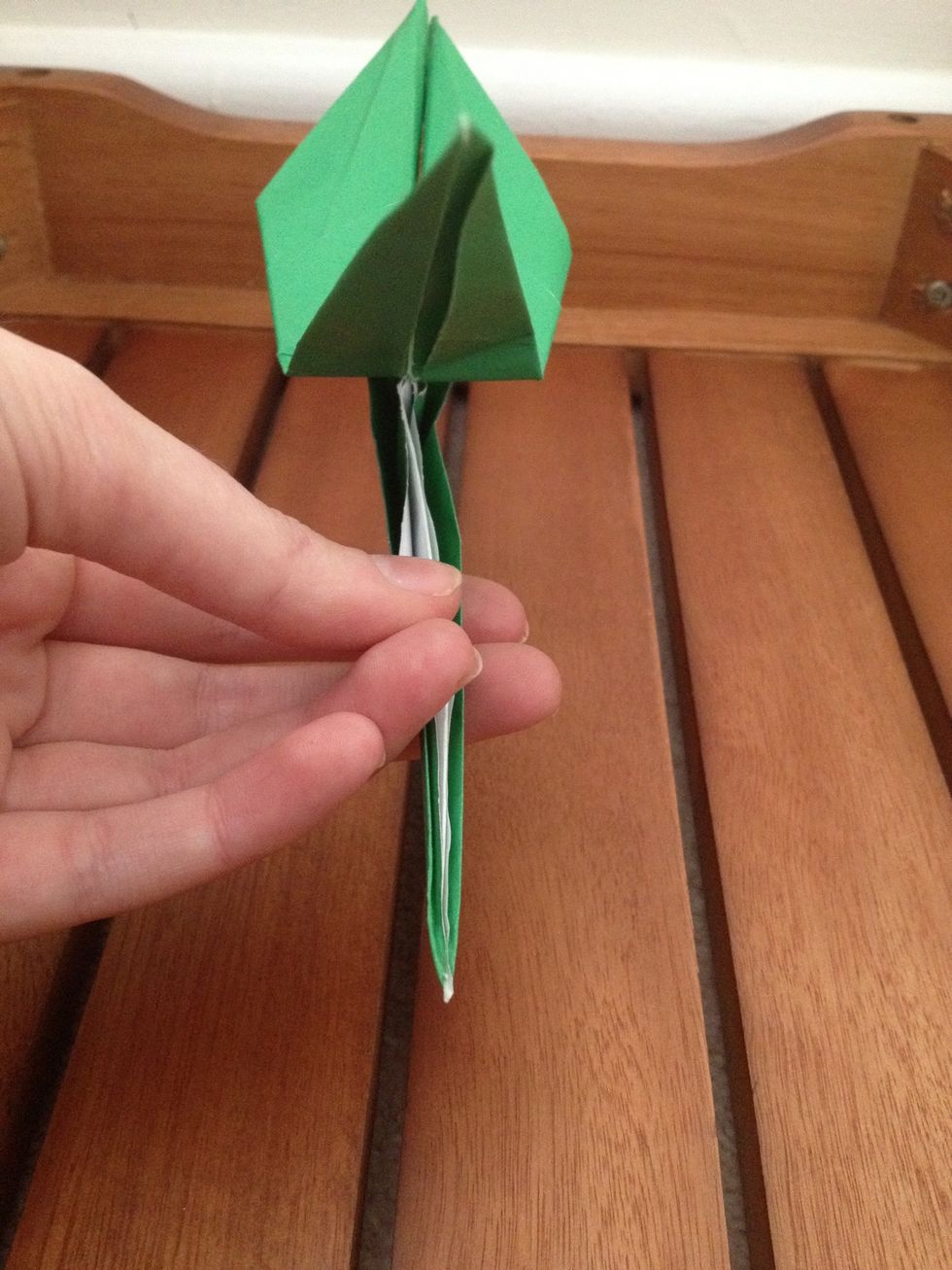 Pull the part up and away from the other can-can leg.