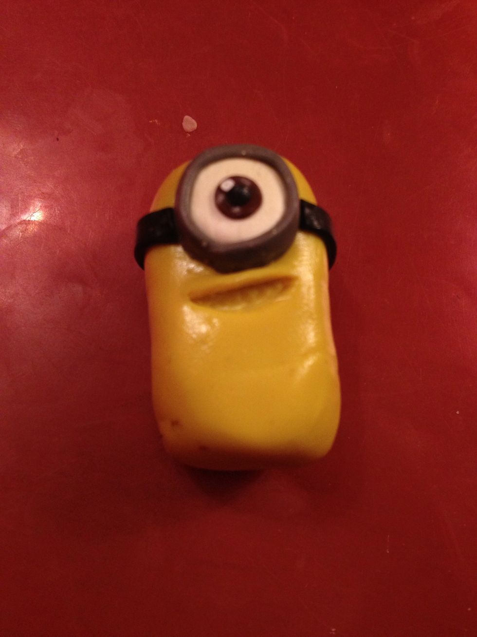 Pull the upper lip up to make a place for teeth.