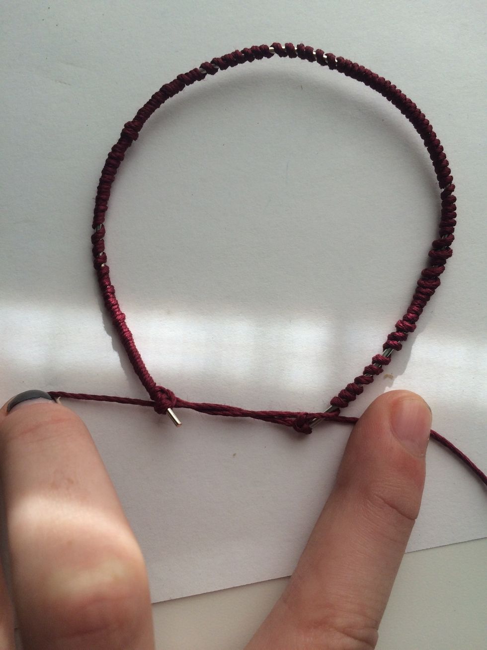 Pull until desired length.