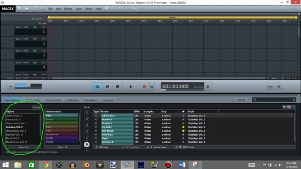 Pull up the any SoundPool of your choice. As long as it falls in the electronic genre.