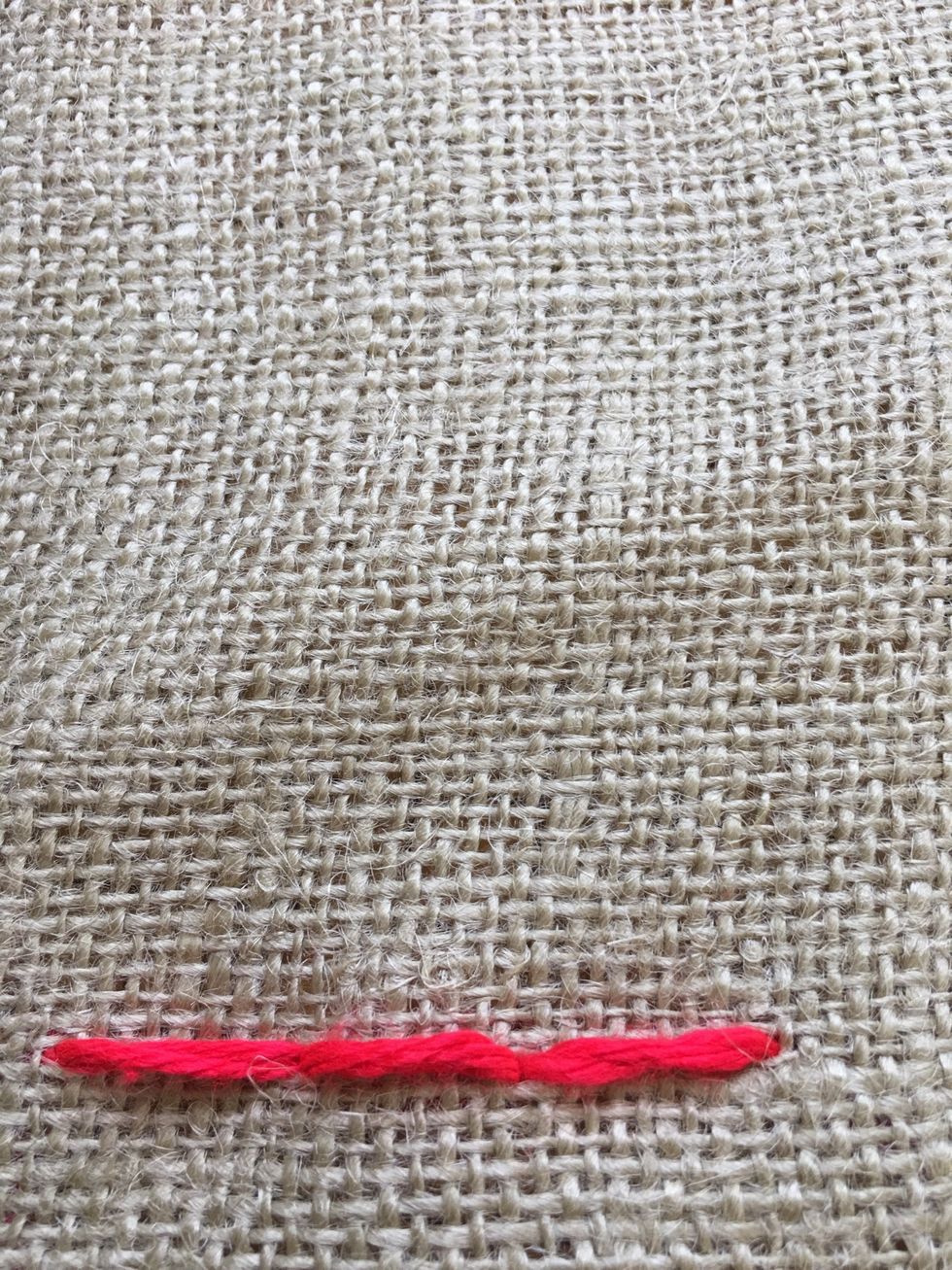 Pull yarn all the way through. You now have 3 stitches.