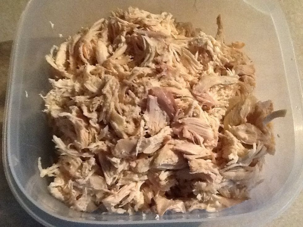 Pull your chicken a part like this