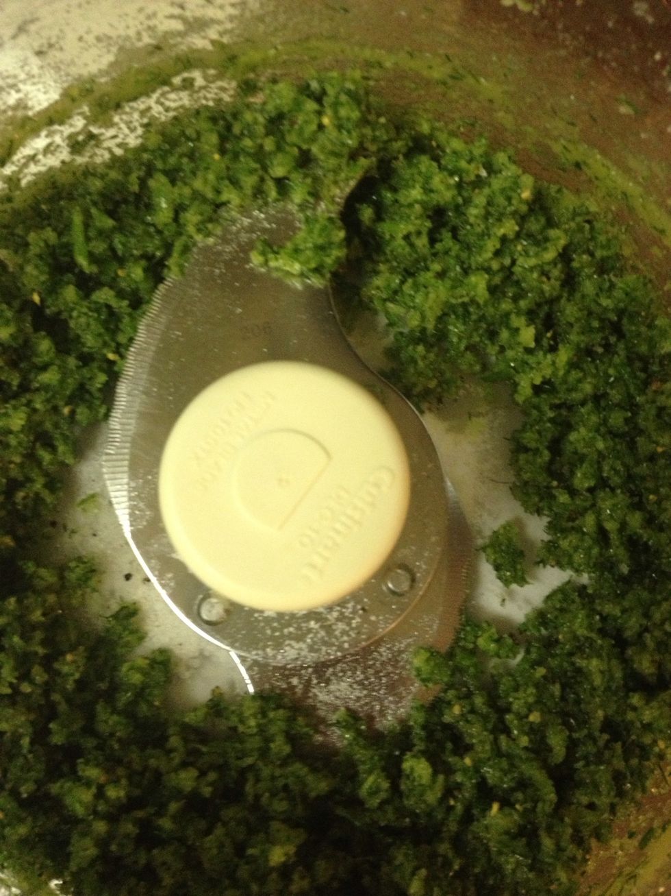 Pulse until finely chopped.