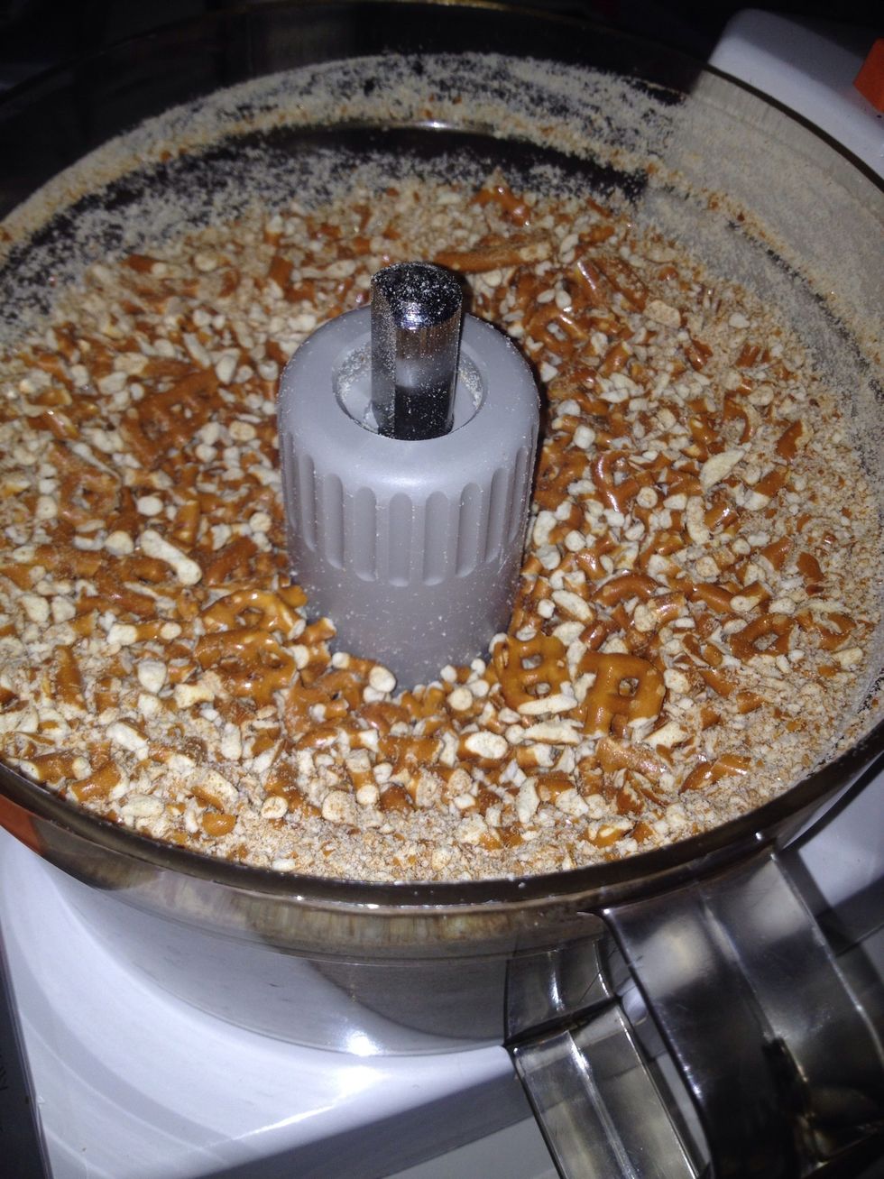 Pulse until roughly chopped.