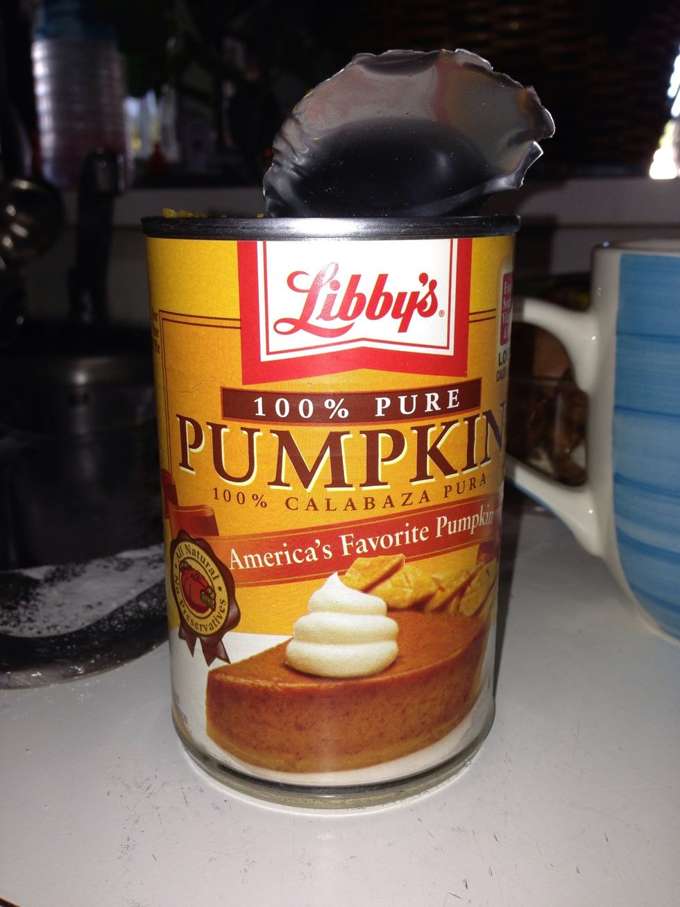 Pumpkin in a can in case you were unsure of what to buy.