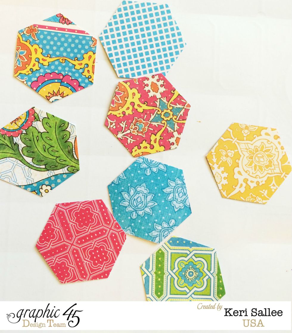Punch shape using a variety of patterns.