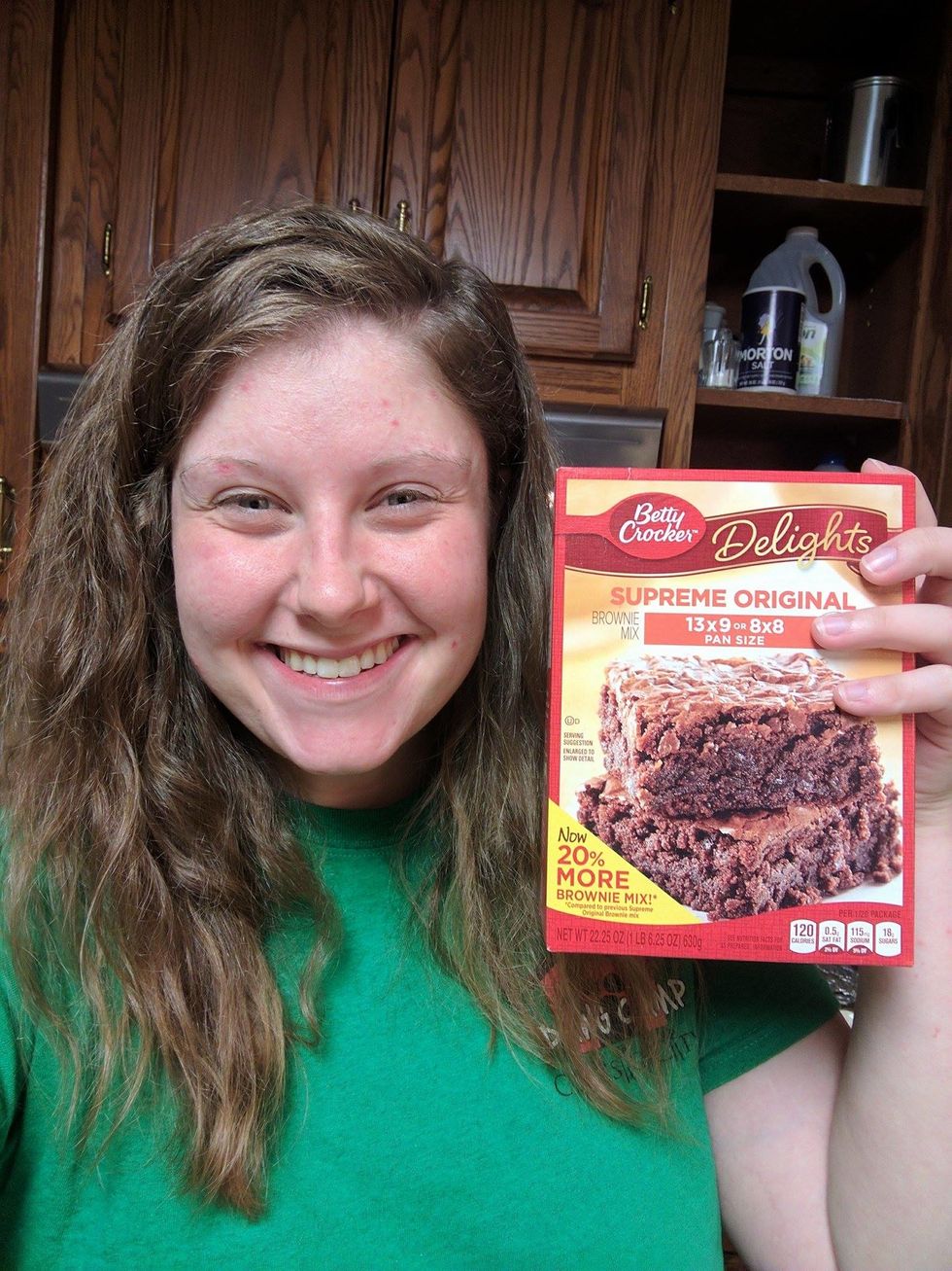 Purchase 1 box of Betty Crocker Supreme Original Delights Brownie Mix.
