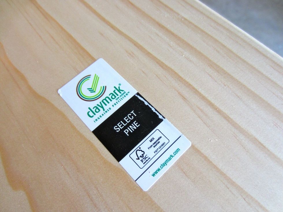 Purchase a 1x8 wooden board cut to be six feet long. You can find this at your hardware store and they are almost always happy to cut it to 6'. I recommend pine... Avoid wood with a rough surface.