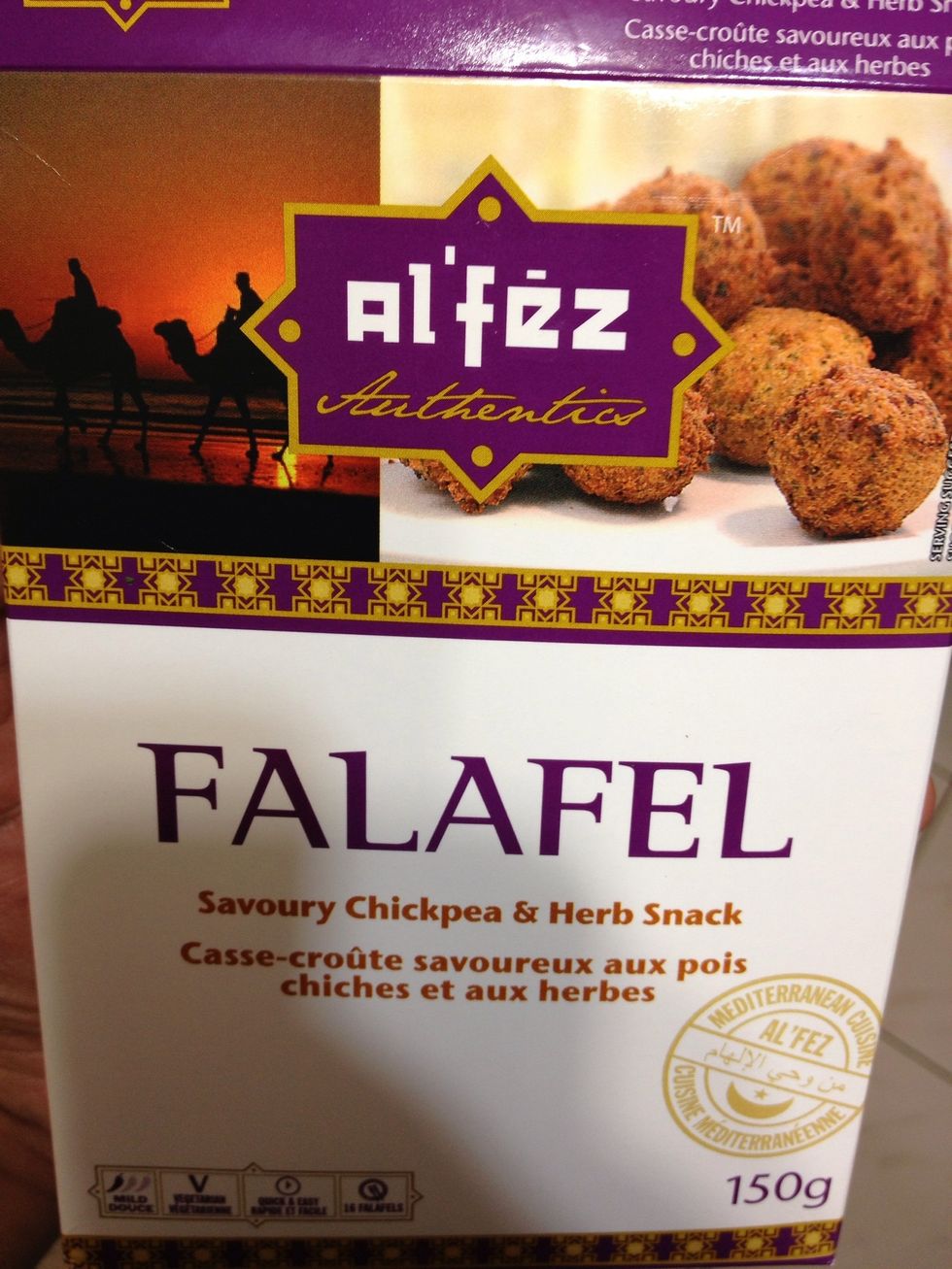 Purchase a falafel mix from your grocery store.