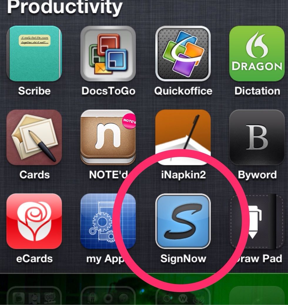 Purchase the application "Sign Now"