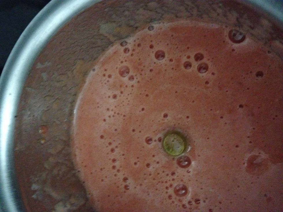 Pureed tomatoes pulp