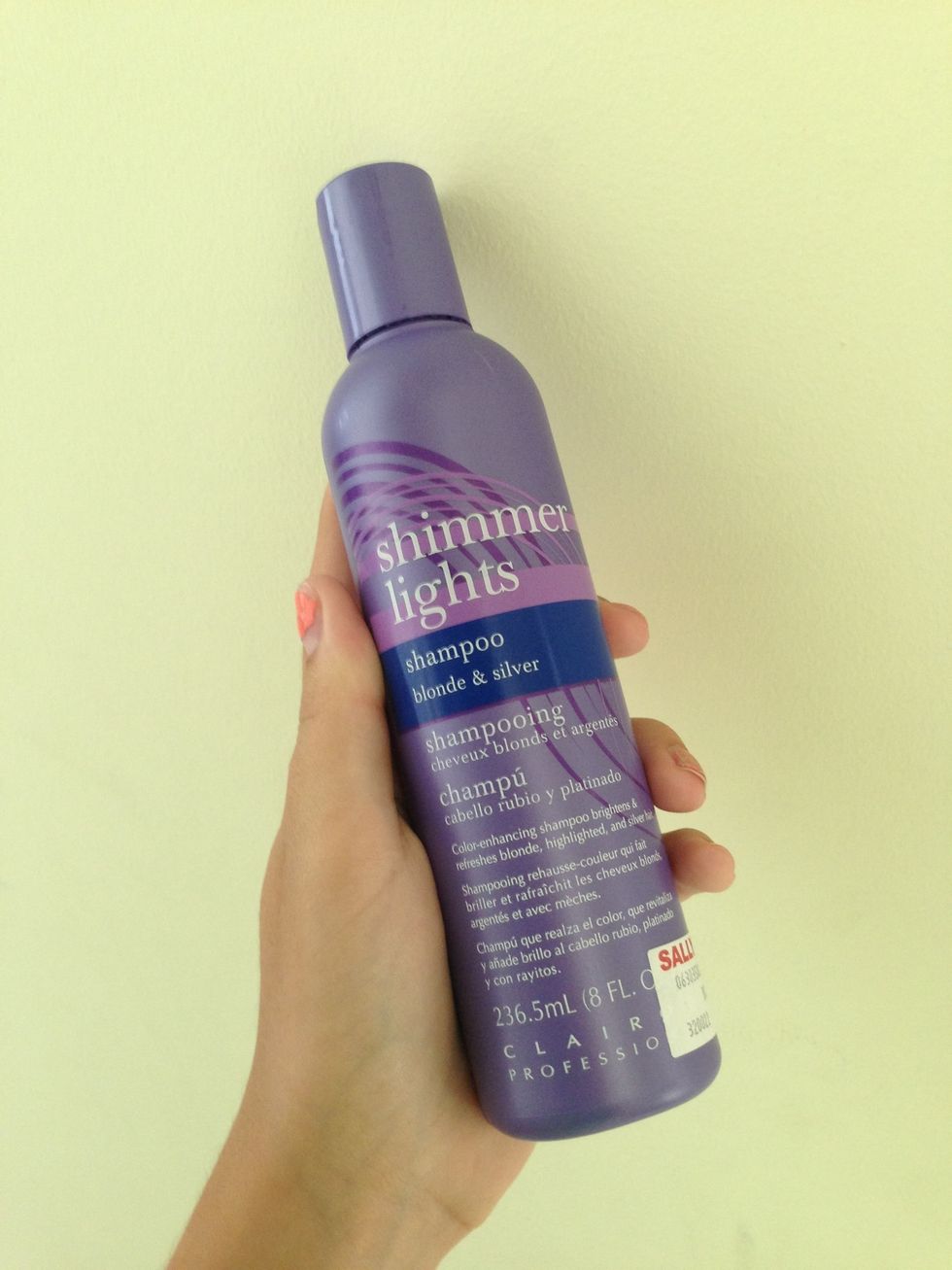 Purple shampoo and conditioner are key in this. However, only use the conditioner if your hair is ombr\u00e9'd, like I do, because you only condition the tips. Purple hair care brings out the brassiness.