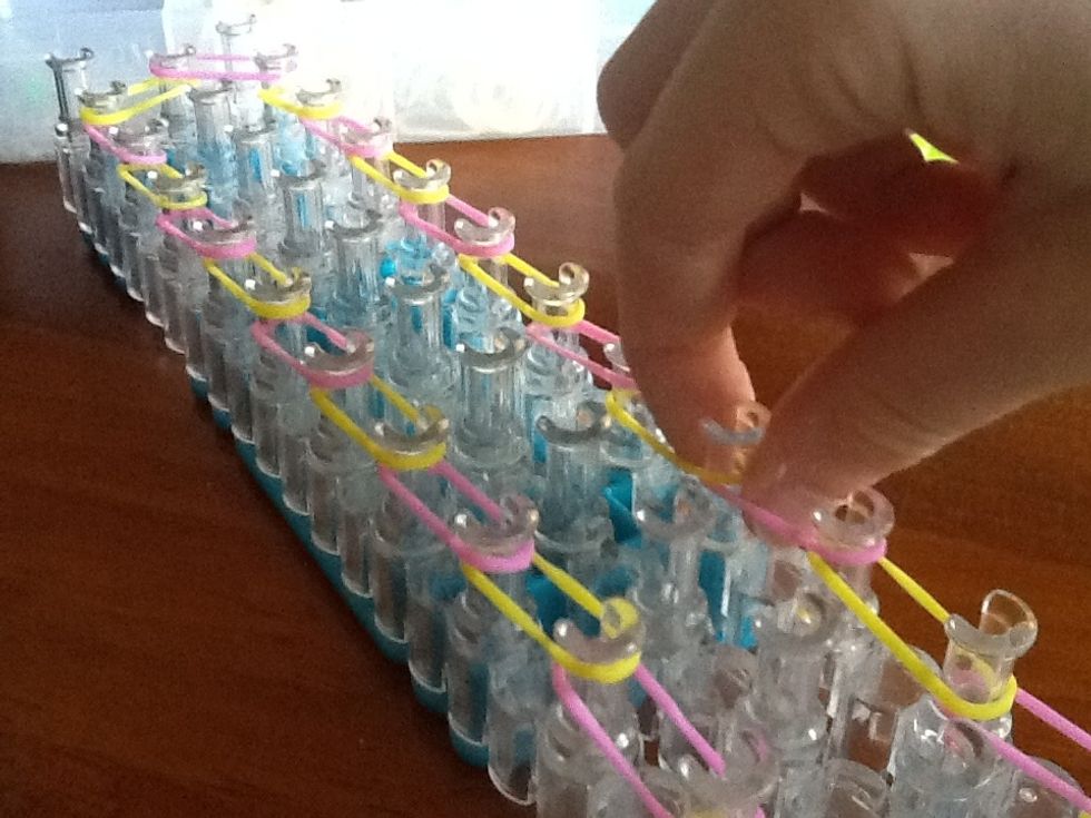 Push all your bands down.