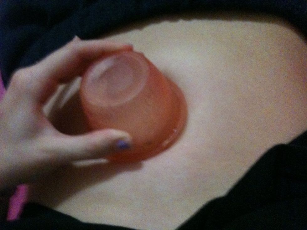 Push hard on the cup when walking, standing, ect. Anything where the cup will leak/fall. It will spill all over you.