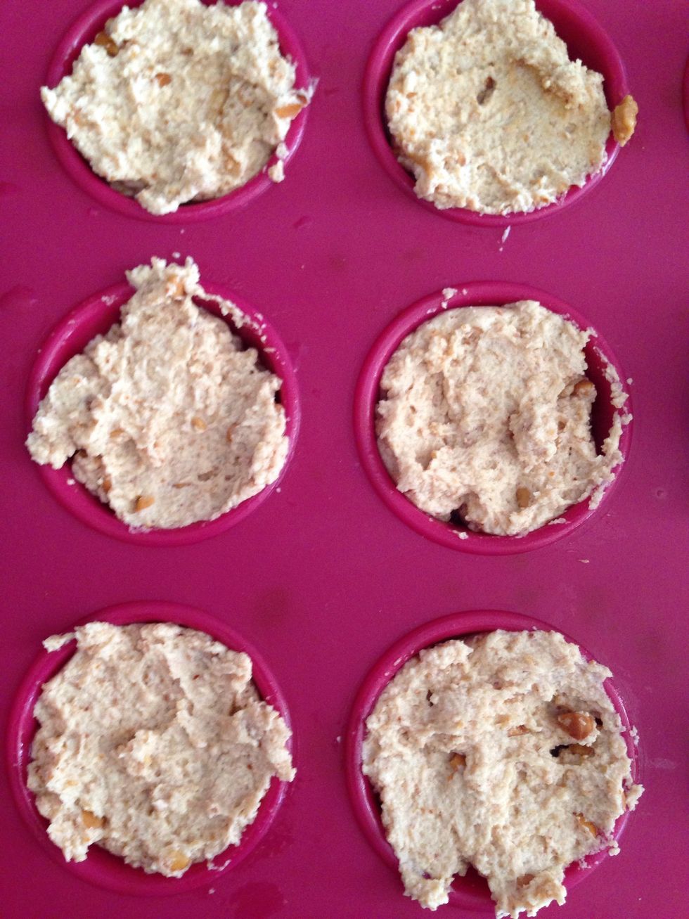 Push the mix down in the container you've chosen, and place it in the freezer.