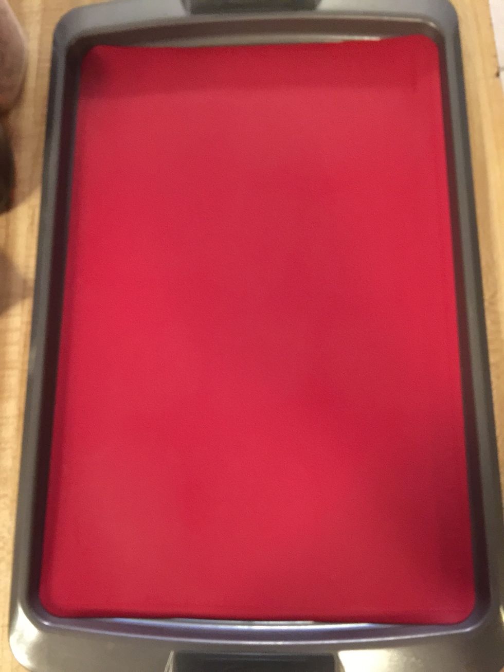 Put a baking mat on cookie sheet