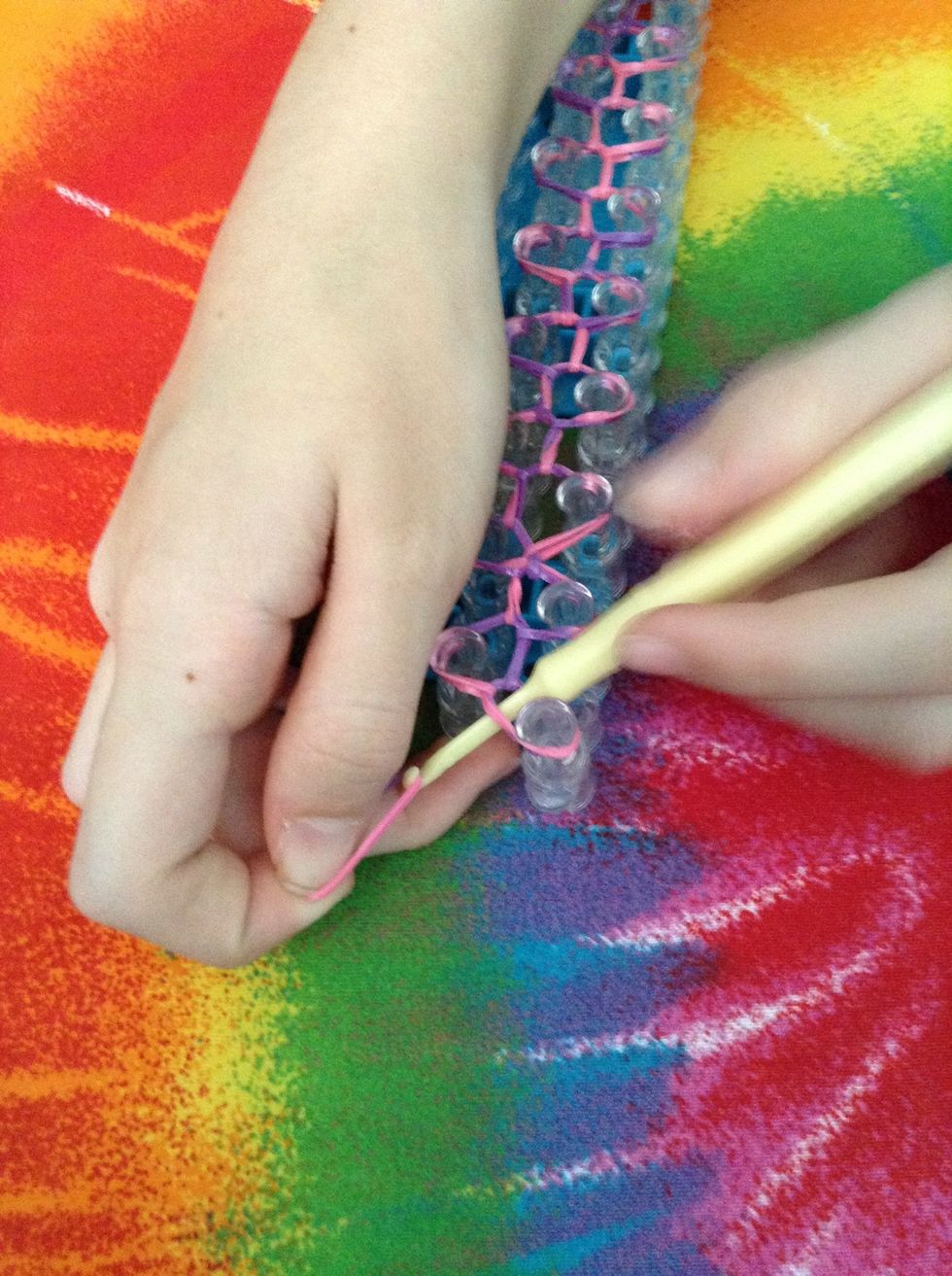 put a band on the hook..