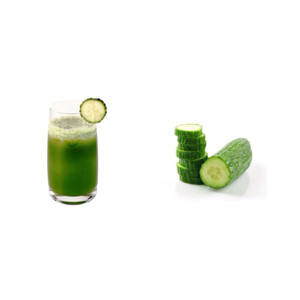 Put a bit of cucumber juice on your lips. Cucumbers contain vitamin C which helps to prevent damage of skin cell DNA, and can increase how fast your skin regenerates from damage. Apply 2 times a week.