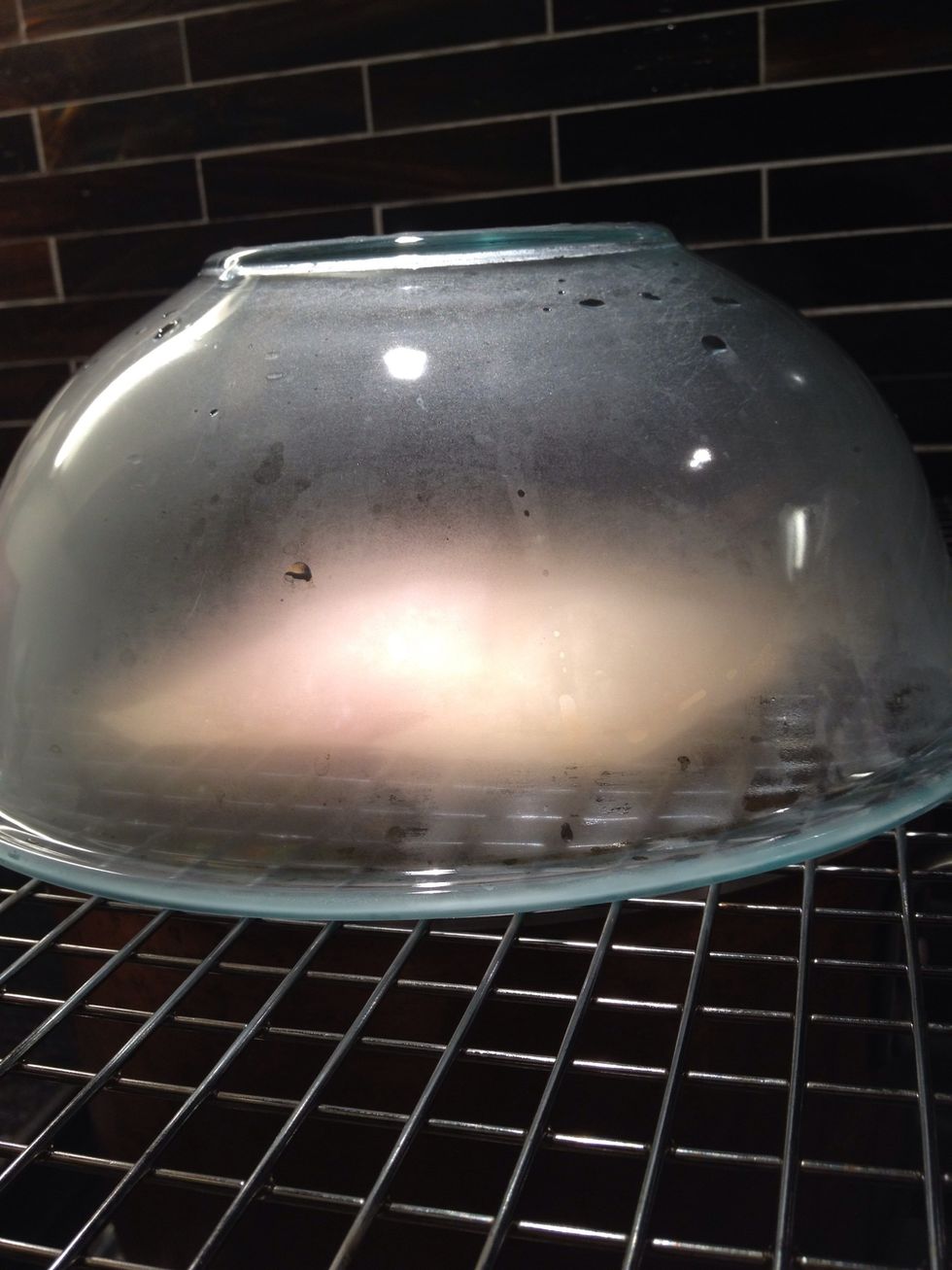 Put a bowl up side down