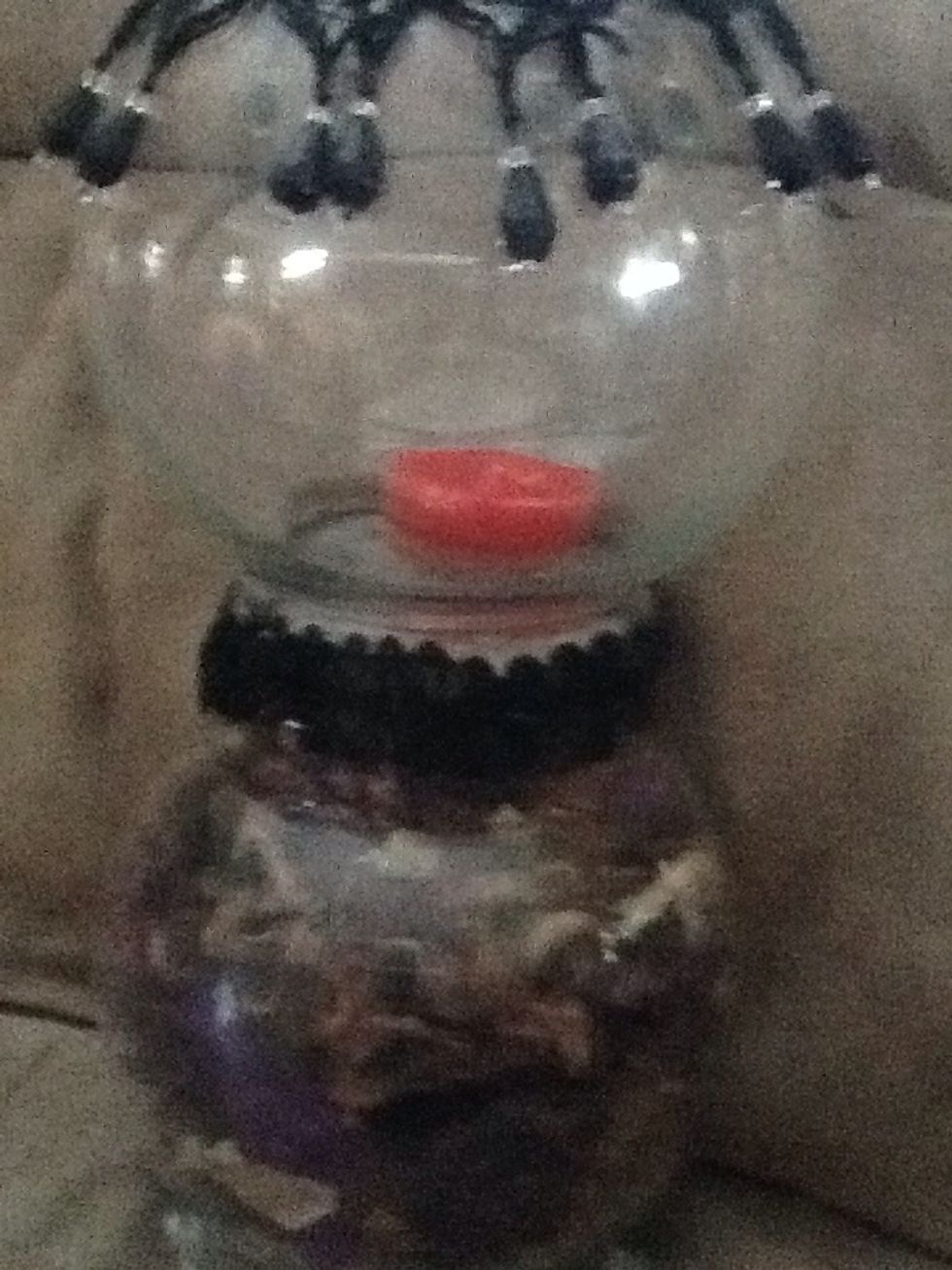 Put a candle in the top