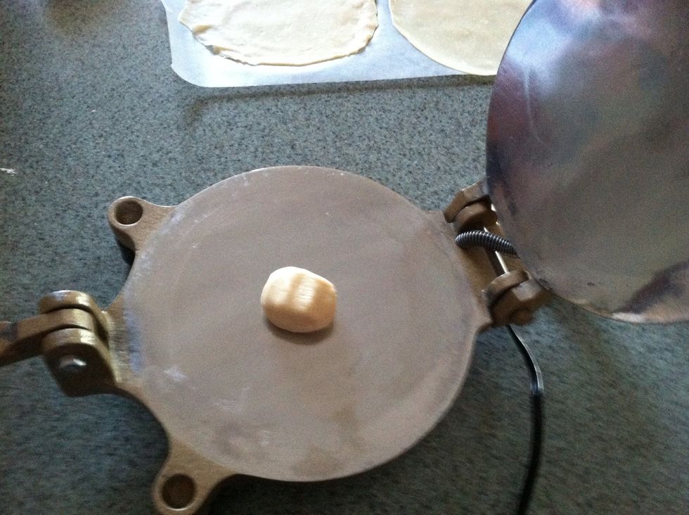 Put a dough ball in the middle...