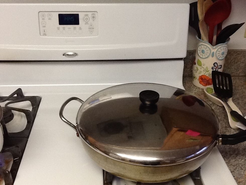 Put a lid on the pan and simmer for 15-20 minutes or until patties are done.
