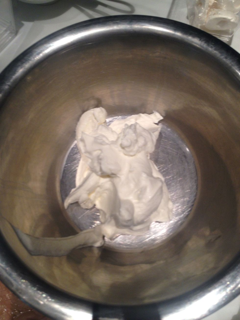 Put a little in a bowl at a time. I divide both mixture into 10 parts (20 servings)