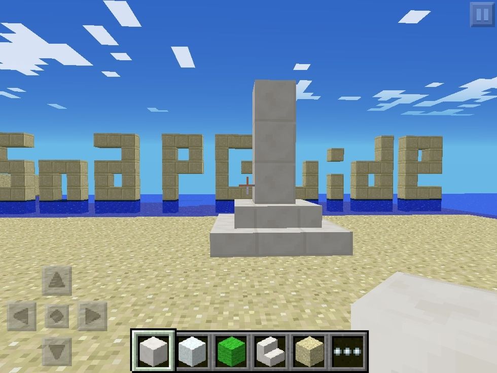 Put a long line in the middle