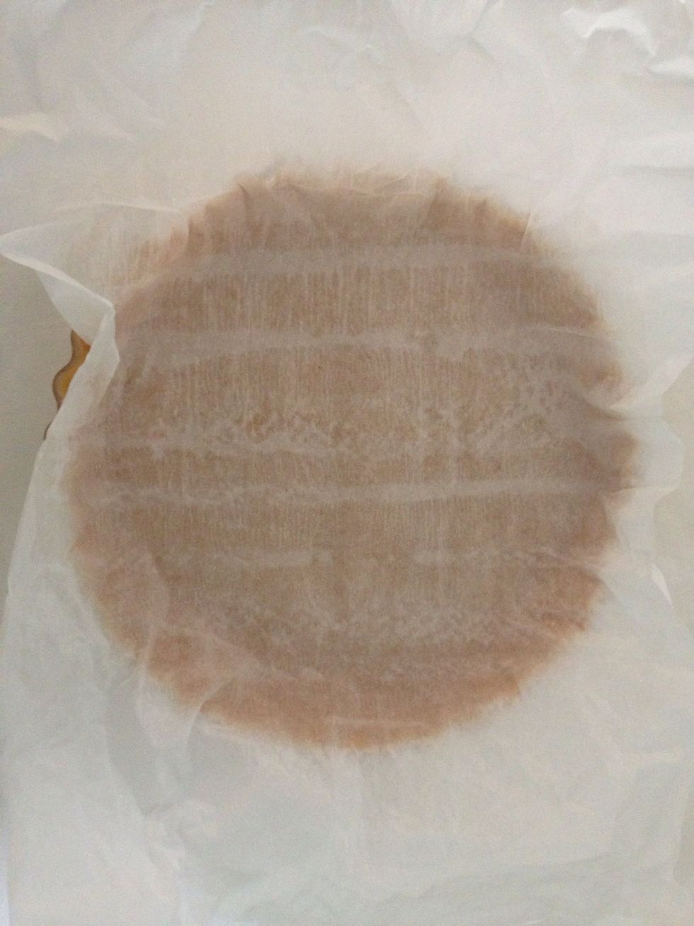 Put a parchment paper. I use the packaging one.
