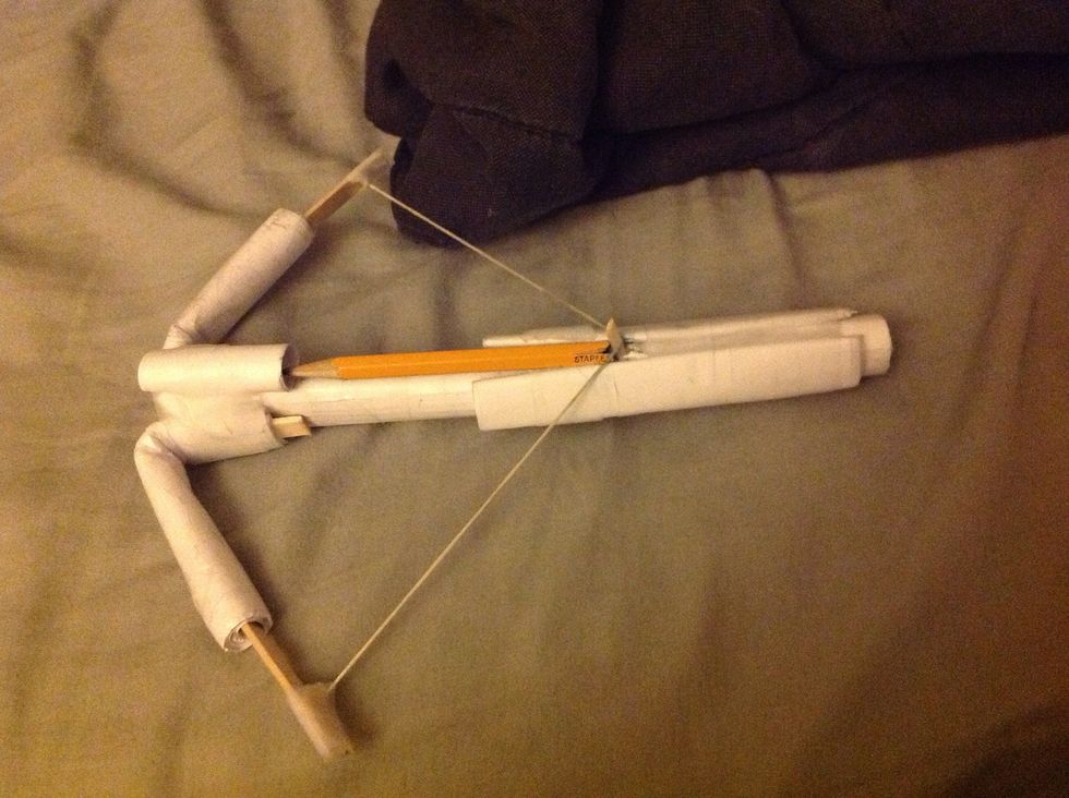 Put a pencil on there, cock it back and test it.